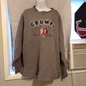Disneyland "Pump The Grump" Grumpy Sweatshirt XXL